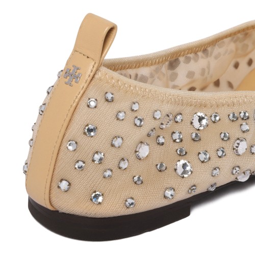 Sheer Crystal Ballerinas