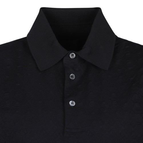 Black 4G Jacquard Polo Shirt
