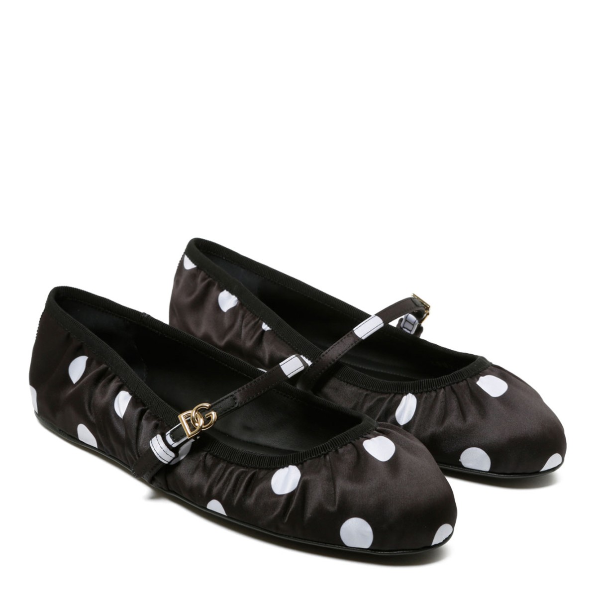 Black and White Printed Ballerina