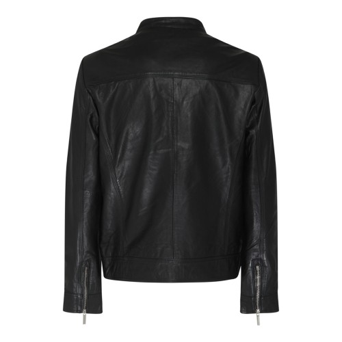 Black Lamb Leather Classic Jacket