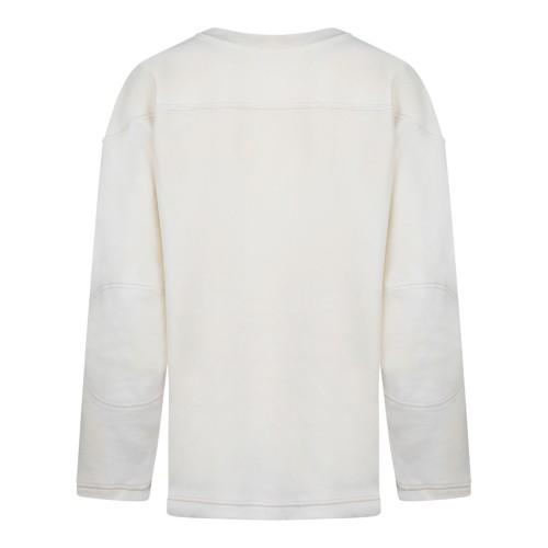 Ivory Numeric Logo Sweatshirt 2