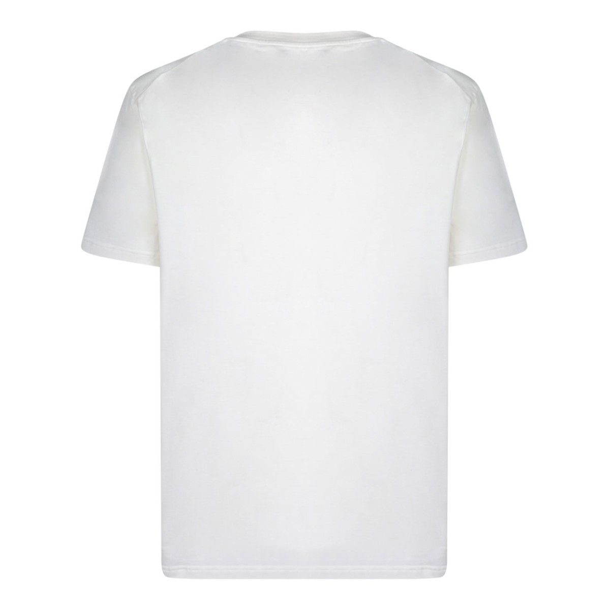 White Logo Print T-Shirt