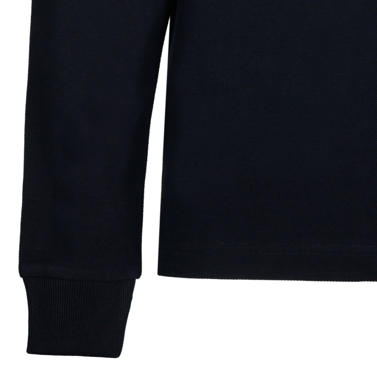 Navy Blue and Brown Polo Shirt