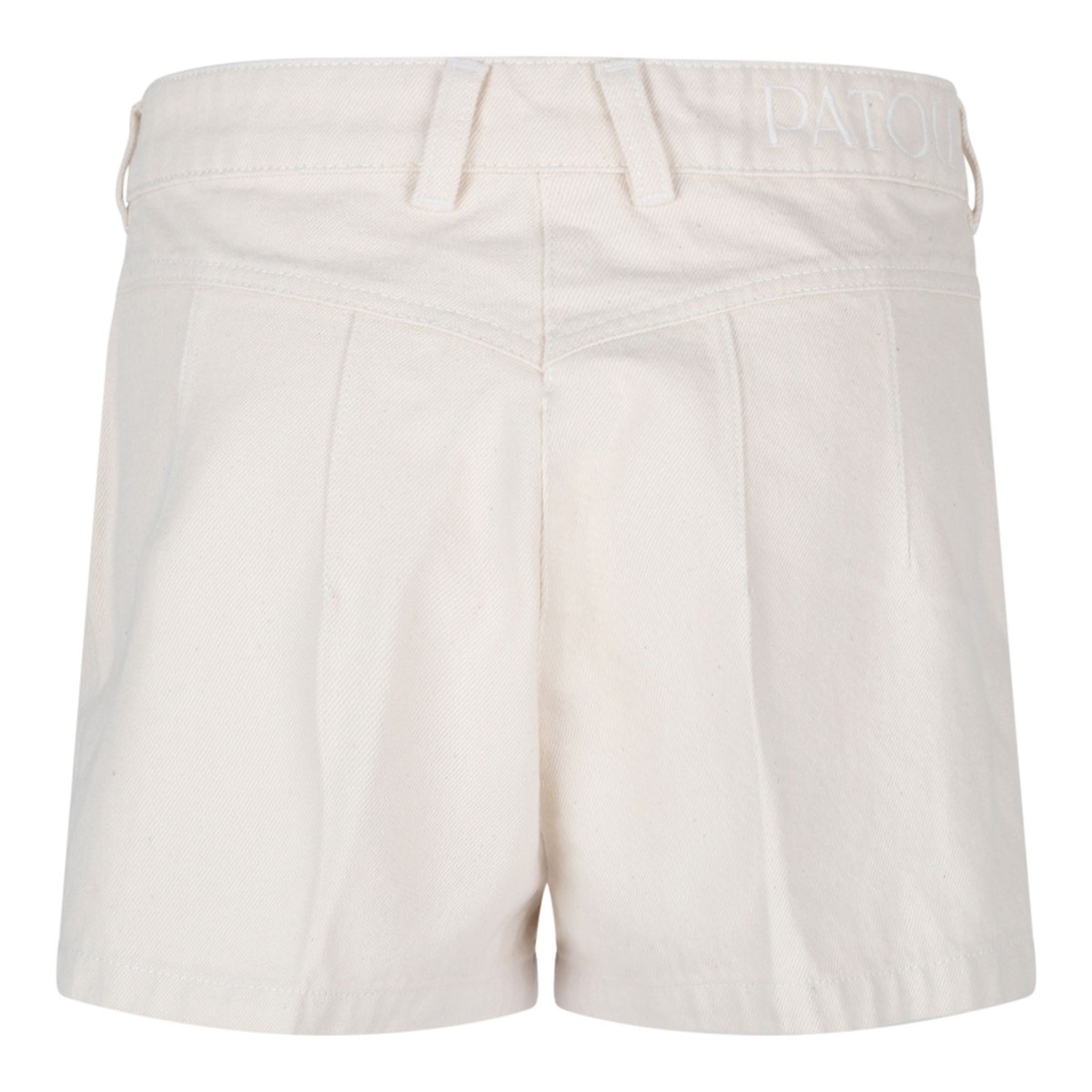 Natural Denim Mini Shorts