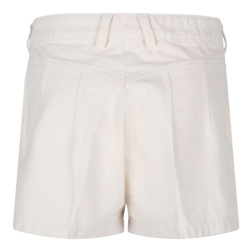 Natural Denim Mini Shorts