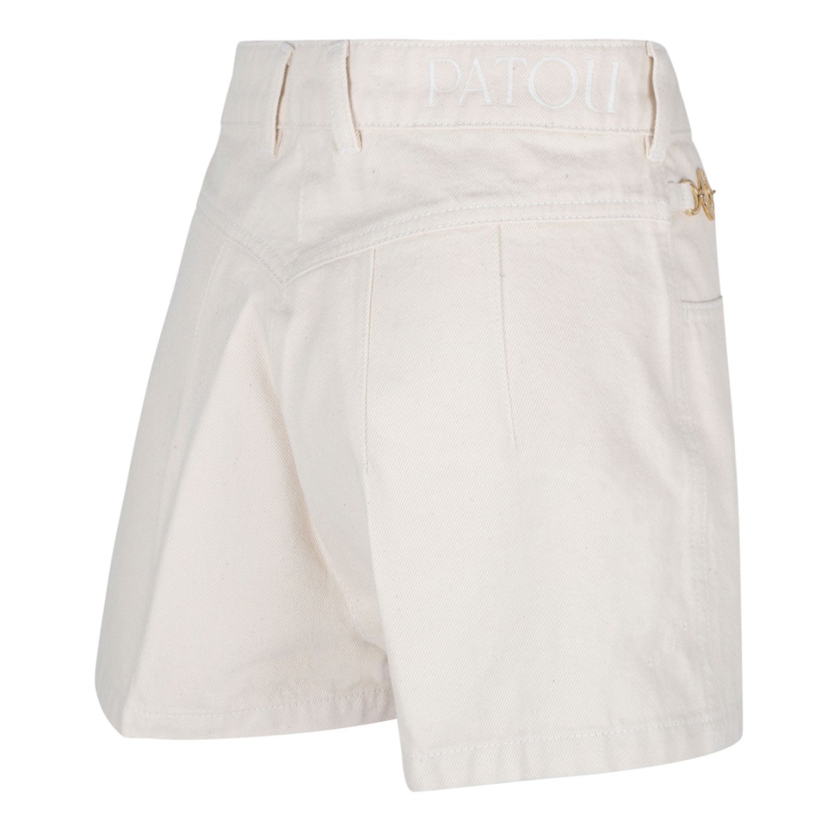 Natural Denim Mini Shorts