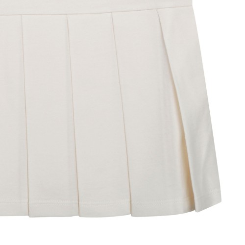 White Cotton Mini Dress