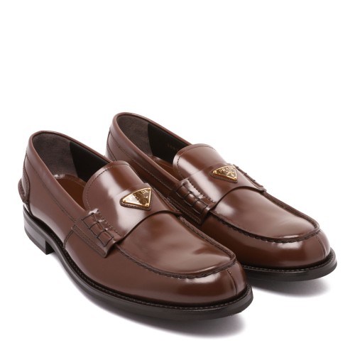 Brown Leather Loafers 2