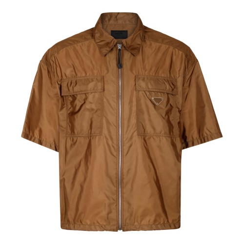 Brown Re-Nylon Shirt