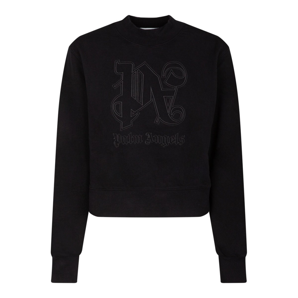 Black Cropped Sweatshirt