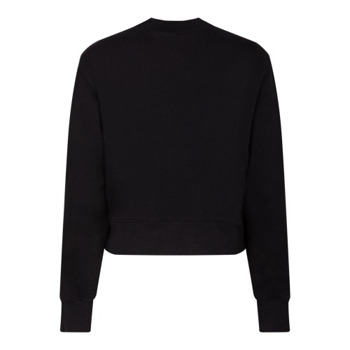 Black Cropped Sweatshirt