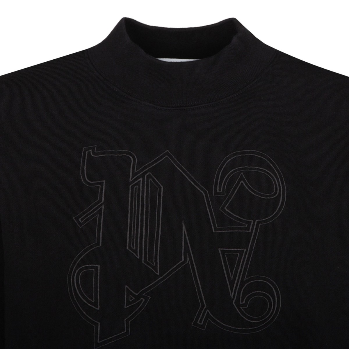 Black Cropped Sweatshirt