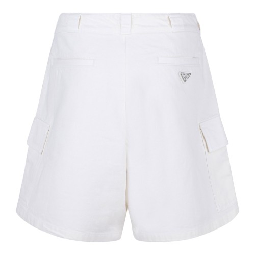 White Triangle Logo Shorts 2