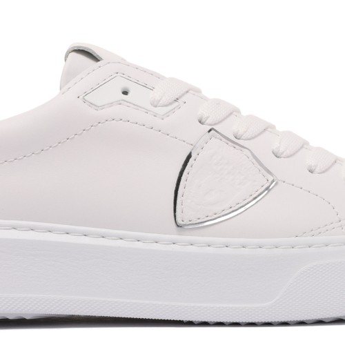 Chalk White Temple Leather Sneakers