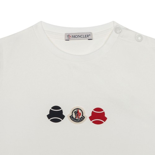 White Logo Tennis T-shirt