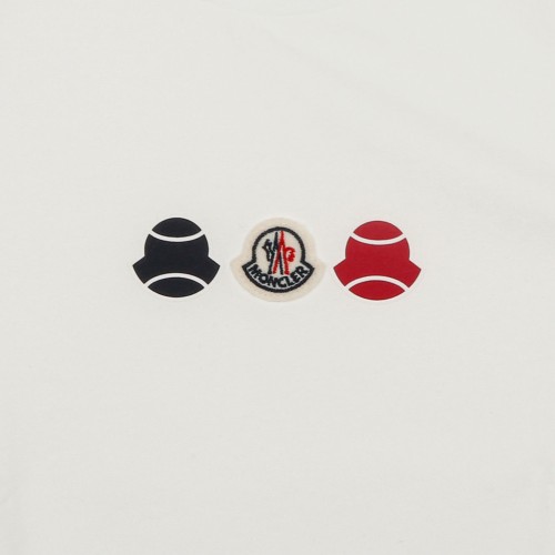 White Logo Tennis T-shirt