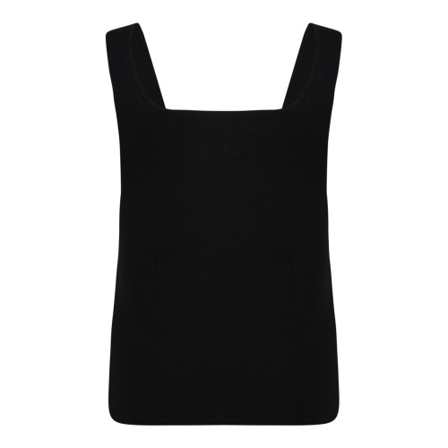Black Anchor-Embroidered Tank Top 2