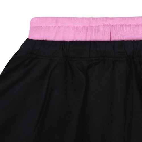 Black and Pink Mini Skirt