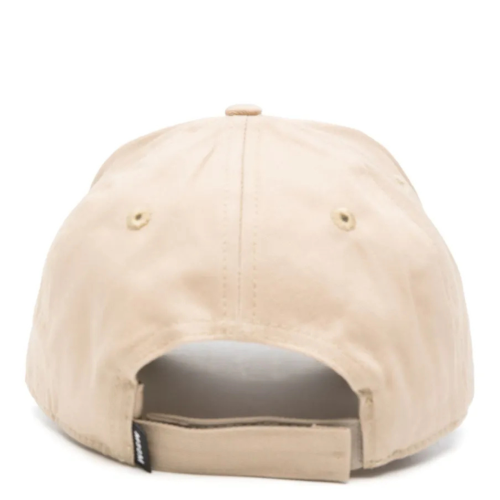 Beige Logo Embroidered Cap 2
