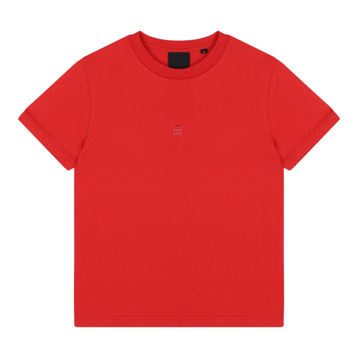 Red Monogram Print T-Shirt