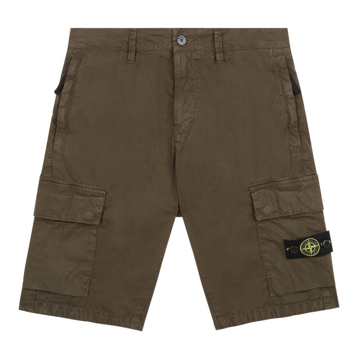 Military Green Cargo Shorts