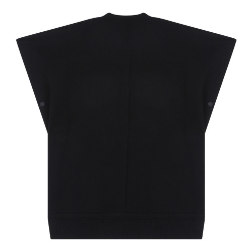 Black Check Print Cape