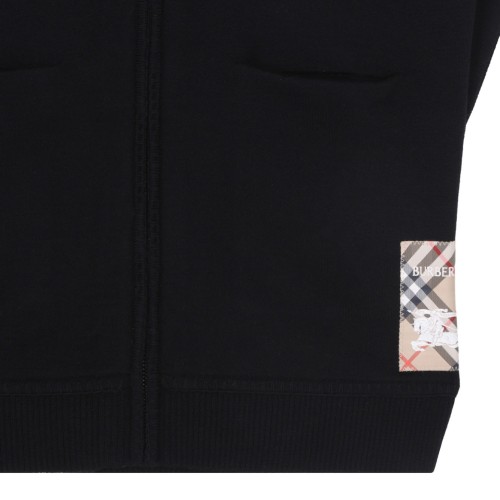 Black Check Print Cape