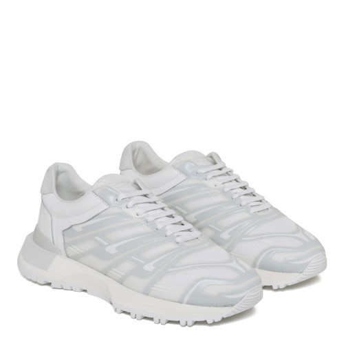 White 50/50 Sneakers