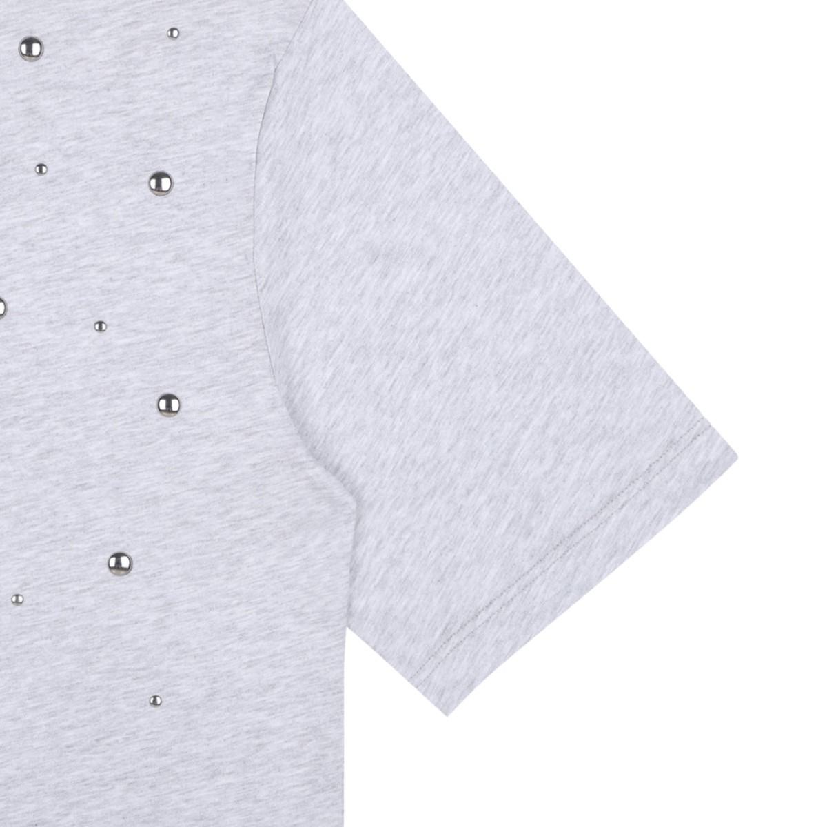 Light Grey Studded T-Shirt