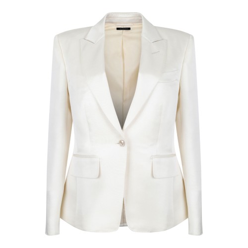 White Single Breasted Blazer