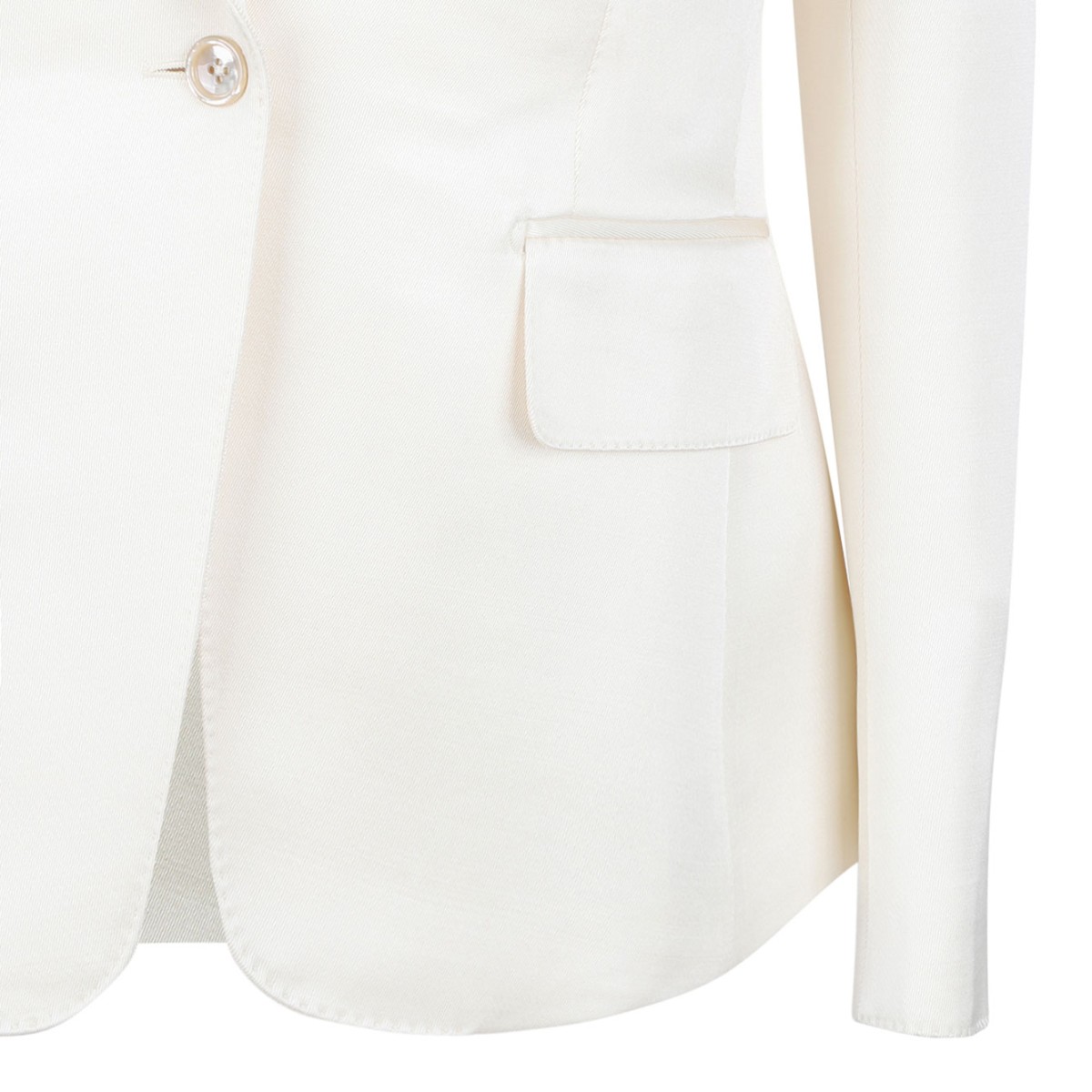 White Single Breasted Blazer