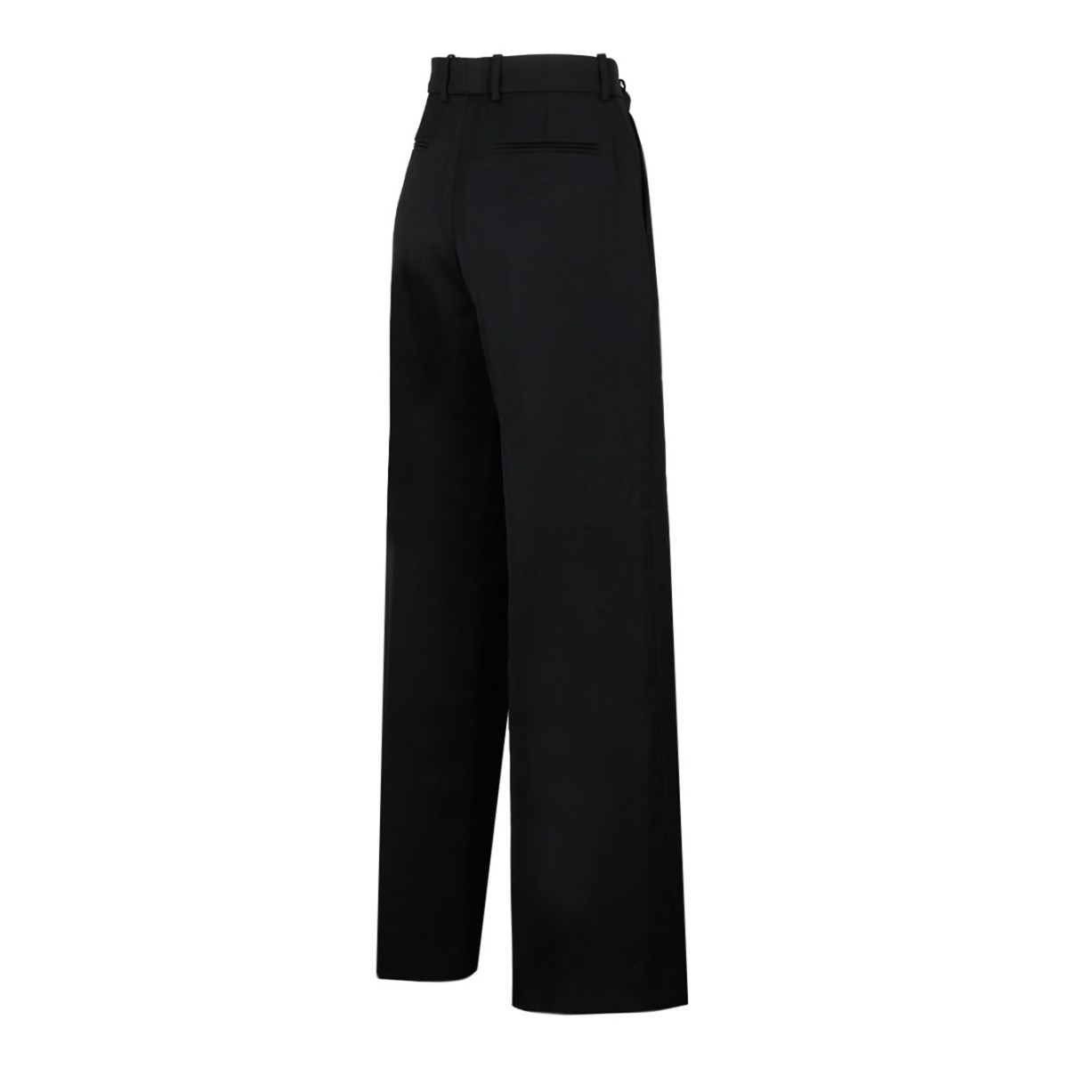 Black Wool Trousers