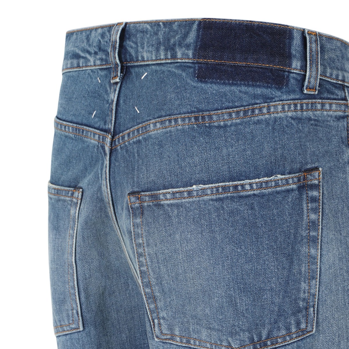 Vintage Medium Blue Tapered Leg Jeans