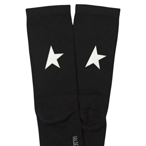 Black Star Socks in Stretch Cotton 2