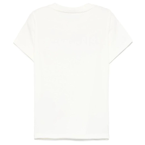 White Logo Print T-Shirt 2