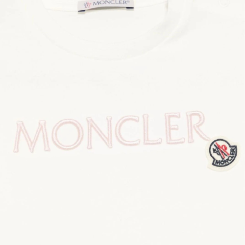 White Logo Print T-Shirt