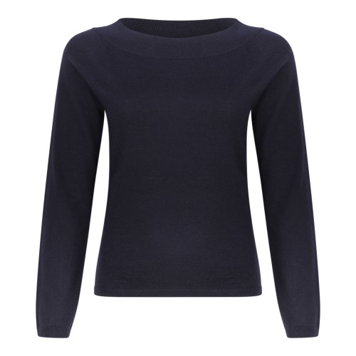 Navy Blue Lightweight Cashmere Knitted Set