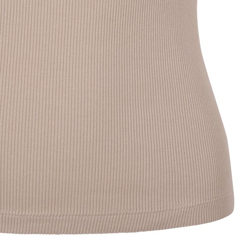 Beige Cappuccino Slim-Fit Cotton Tank Top With Givenchy Paris Print