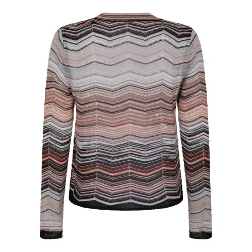 Multicolour Cardigan With Sequins