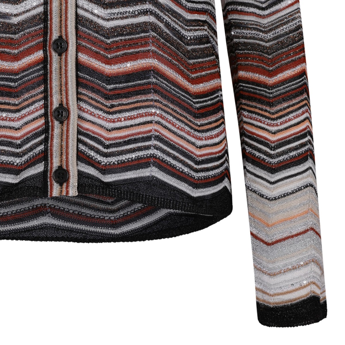 Multicolour Cardigan With Sequins