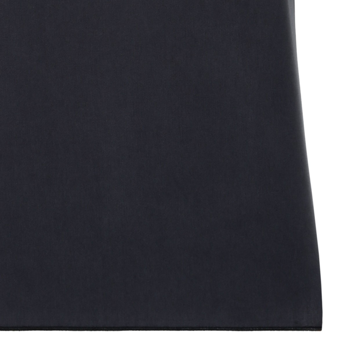 Navy Blue Silk Canvas Top