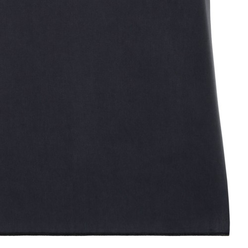 Navy Blue Silk Canvas Top