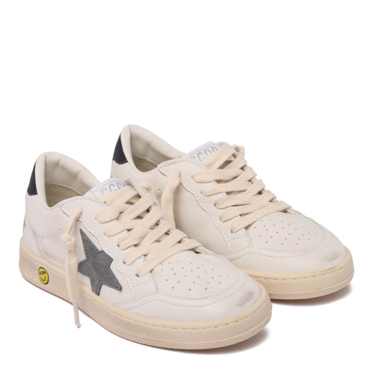 White Ball Star Sneakers