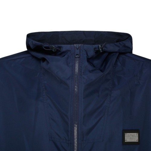 Blue Logo Plaque Jacket