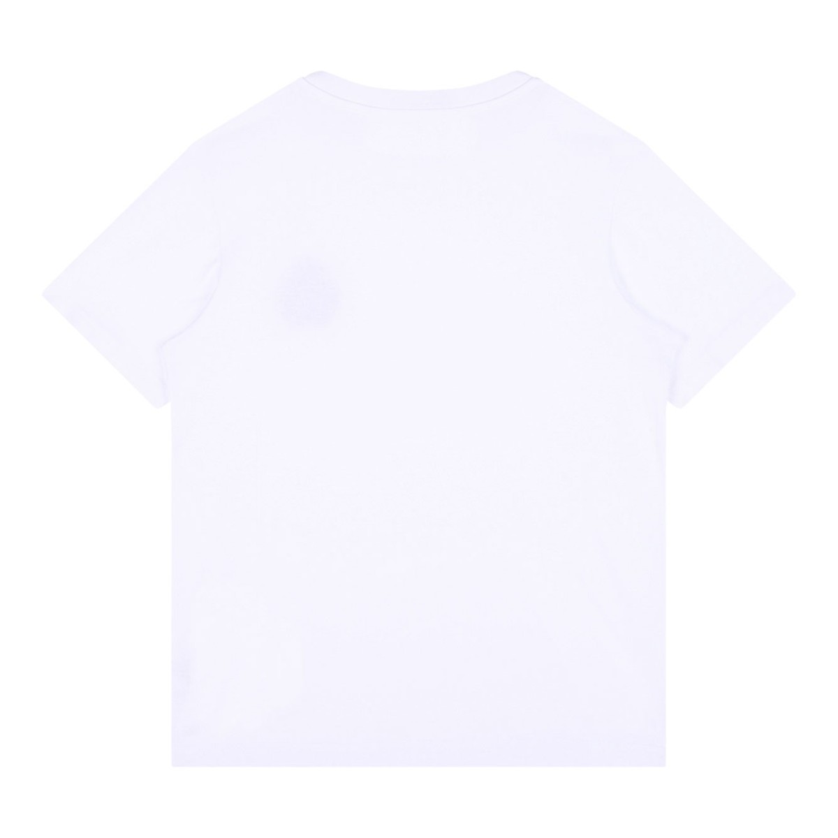 White Logo Embroidered T-Shirt