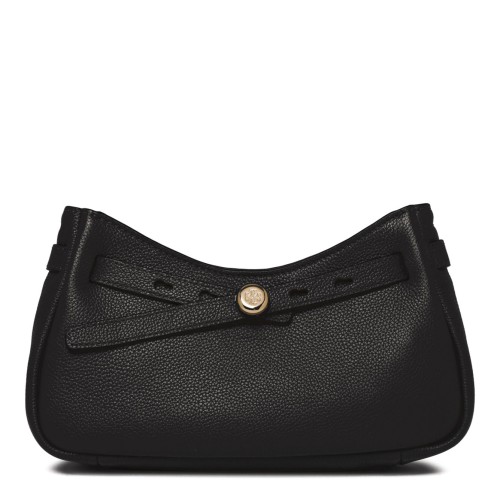 Black Romy Zip Top Crossbody Bag