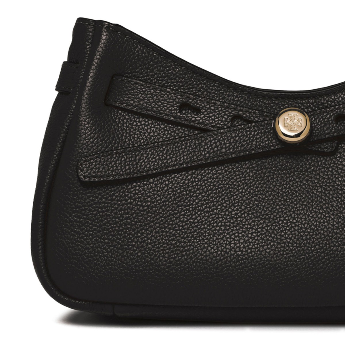 Black Romy Zip Top Crossbody Bag