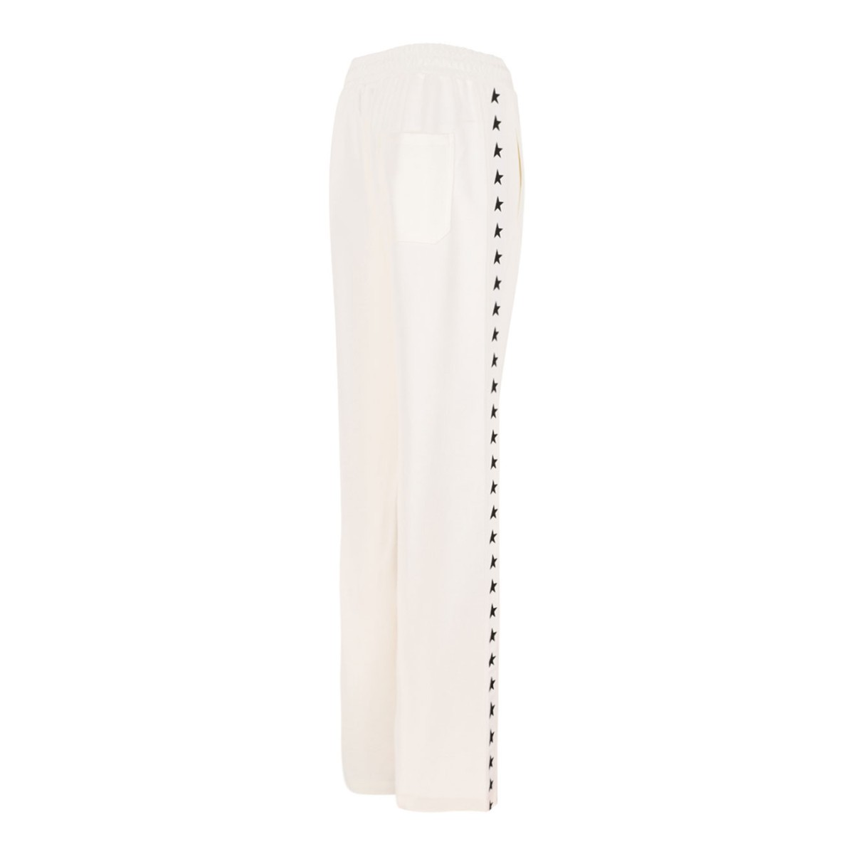Ivory White Dorotea Star Track Pants