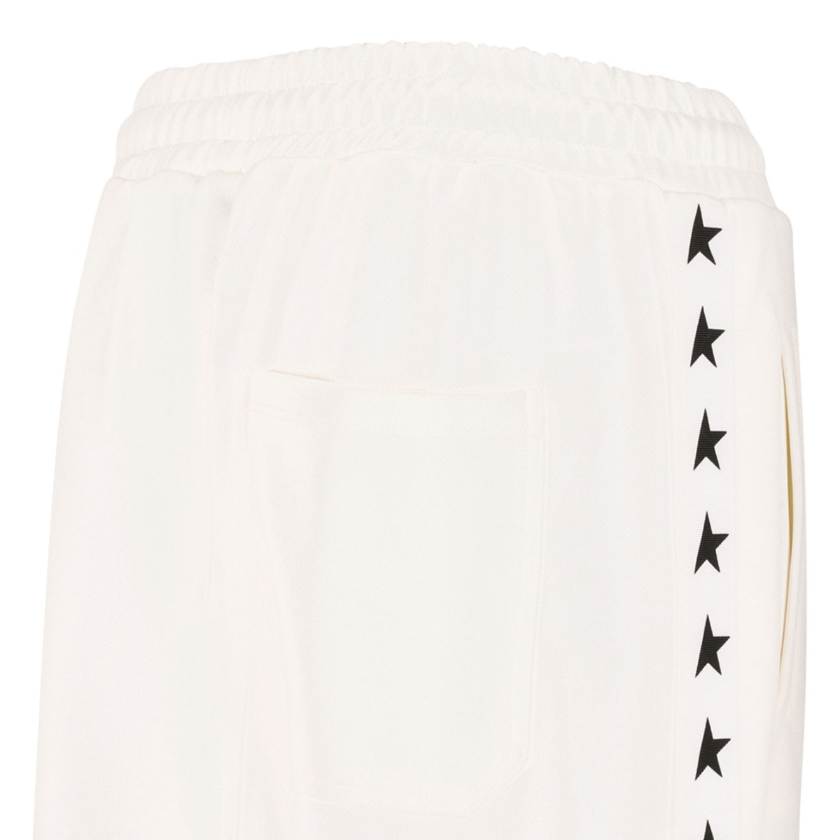 Ivory White Dorotea Star Track Pants