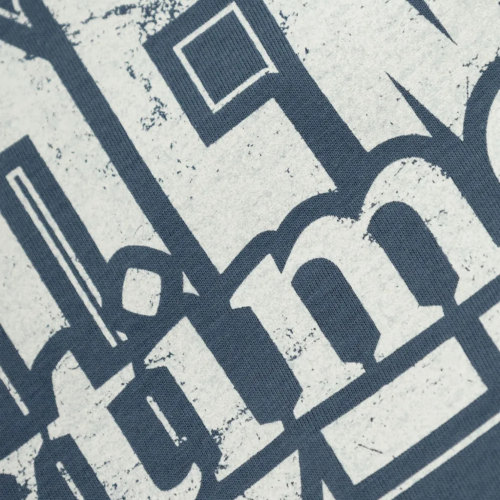 Steel Blue Cotton T-Shirt